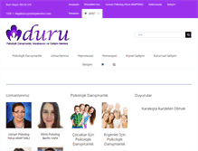 Tablet Screenshot of durupsikolojimerkezi.com